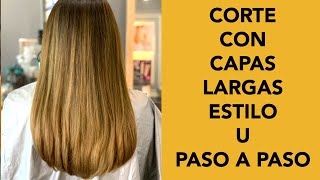 Como Cortar Capas Largas Con Estilo U [upl. by Nolyag]