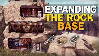 Expanding the ROCK BASE  Rust Solo Survival [upl. by Fiedling]