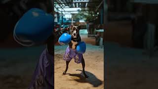 Pawfessional boxer ready to fetch and jab 🥊🐶 BoxerDog PuppyPunch CutestFighter [upl. by Aggri]