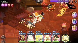 The Golden Egypt Squad Vs Burning Spice Cookie Boss Battle Stage 630 Wings for Eternity [upl. by Aihsemat]