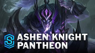 Ashen Knight Pantheon Skin Spotlight  League of Legends [upl. by Fattal]