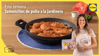 Jamoncitos de pollo a la jardinera🍗😋  Recetas de pollo  Lidl España [upl. by Seif]