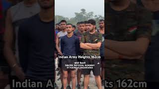 Indian Army Heights 162cm unfit 😭😭 shorts viral short video जरुर देखे  9770678245 [upl. by Alrac]