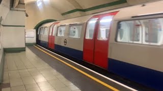 Bakerloo line 1972 stock trains at Warwick Avenue 130324 [upl. by Danita438]