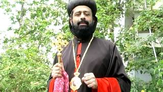 Arch Bishop Mar Kuriakose Mar Severios wishing Chrysostom Thirumeni Happy Birthday [upl. by Camey]