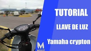 Luces Yamaha NEW CRYPTON  Tutorial  Lista para el CREE LED [upl. by Marpet]