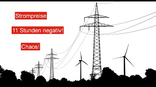 Negativer Strompreis für 11 Stunden Netzchaos Bricht das Stromnetz doch zusammen [upl. by Lachus493]