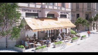 Twinmotion Cinematic Restaurant Animation Path Tracer On  Architecture Animation  Twinmotion 2022 [upl. by Dasteel925]