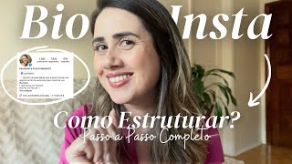 Como Estruturar Uma BIO NO INSTAGRAM Profissional [upl. by Guria]