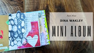 Struggling with my Dina Wakley Mini Album [upl. by Imugem]