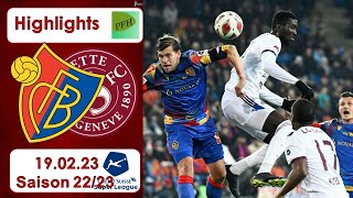 Highlights FC BAsel vs Servette  Genf FC 19022023 [upl. by Einial]