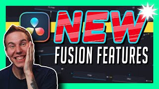 DaVinci Resolve 19  Top 5 New Features in Fusion [upl. by Yehtomit]