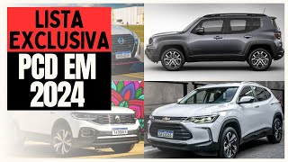 5 SUV PCD COM TODAS AS ISENÇÕES PARA 2024 [upl. by Kilmarx832]