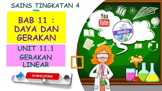 SAINS TINGKATAN 4  KSSM  BAB 11  GERAKAN LINEAR [upl. by Marentic]