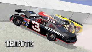 Dale Earnhardt Sr Fatal Crash Reenactment  BeamNG Drive [upl. by Alegnaoj]