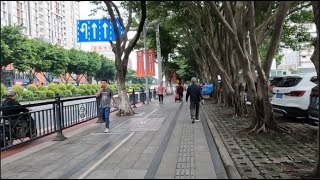 Guangzhou Xingang Middle Road Walking Tour  广州 新港中路  Guangzhou Walking  Guangzhou China [upl. by Hach456]