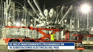 Autoridades realizan el mantenimiento programado de las 15 subestaciones eléctricas del país [upl. by Monagan]