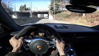 Porsche 9911 GT3 POV Test Drive [upl. by Spanos605]