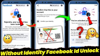 Without confirm your identity how to unlock facebook account  facebook account lock how to unlock [upl. by Alusru]