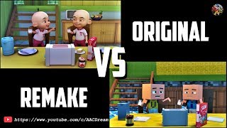 Upin amp Ipin  Prestasi  Original vs Remake [upl. by Einamrej776]