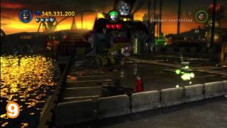 LEGO Batman 2  Mission 2 Minikits Harboring a Criminal [upl. by Elleinad]