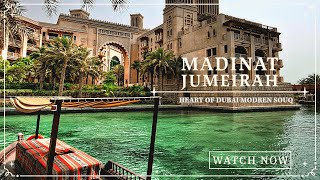 MADINAT JUMEIRAH  RESORT  WALK TOUR  DUBAI 4K [upl. by Assilla]