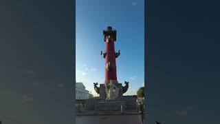 Ростральные колонны в Санкт Петербурге Rostral columns in St Petersburg санктпетербург [upl. by Culbertson33]