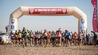 MARATHON DES SABLES START STAGE 1 amp STAGE 2 [upl. by Jun]