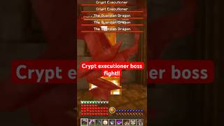 Crypt executioner boss fight minecraft gaming rlcraft rlcraftminecraft rlcraftdregora [upl. by Anod671]