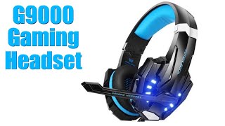 Kotion Each G9000 Pro Gaming Headset  Unboxing and Mic Test [upl. by Enytsuj]