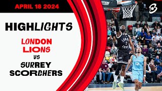 London Lions vs Surrey Scorchers  Game Highlights [upl. by Aseneg49]