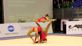 Gymnastics MIAC 2014 AG1 WG Balance POR AAC [upl. by Ty]