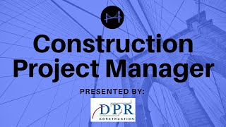 Construction Project Manager [upl. by Kelvin]