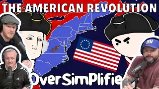 The American Revolution  OverSimplified Part 1 REACTION  OFFICE BLOKES REACT [upl. by Ennasirk]