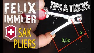 20 uses of a Victorinox SAK Pliers  Swiss Army Knife Tips and Trick [upl. by Ok]