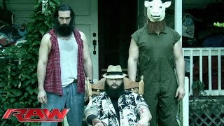 The Wyatt Family sends a cryptic message to the WWE Universe Raw Sept 29 2014 [upl. by Drarehs]