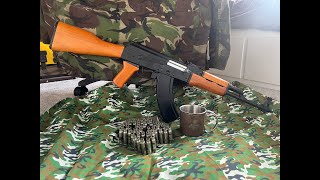 Cybergun AK47 Air rifle review How is this legal [upl. by Ursuline78]