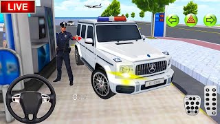 💦🔴Live Now🔴police Car Hyundai i20 N in The gas station 3D Driving Class Simulation games [upl. by Noletta219]