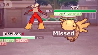 EPIC BLAZIKEN pokemon showdown SWEEP FAILS [upl. by Dixil]