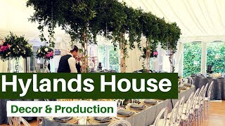 Hylands House Wedding Video Enchanted Forest Decor by the Designer Team [upl. by Nedroj]