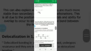 Delocalized Hydrocarbon Systems Alkenes Olefins Allyl and Butadienes [upl. by Eittah]