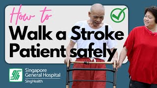 How to walk a Stroke Patient safely [upl. by Thar]