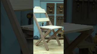 Making Technical woodworking folding Chair shorts woodworking trending [upl. by Zevahc442]