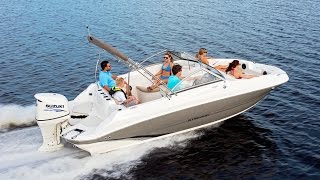 STINGRAY 201DC Deck Boat [upl. by Balcke681]