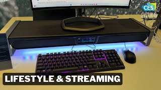 CES 2024  Cooler Master Debuts New Desk Accessory and Stream Gear [upl. by Eilsew]