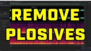 How to EASILY Remove Plosives from Audio in Adobe Audition 2020 [upl. by Inaleon]