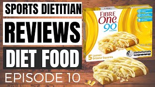 Sports Dietitian Reviews “Diet” Food Episode 10  Fibre One Bar Lemon Drizzle Flavour [upl. by Llerehs]