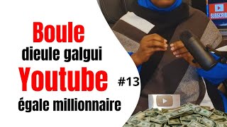 Je gagne beaucoup dargent avec Youtube yaw tamit [upl. by Chancey969]