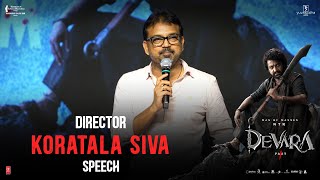 Koratala Siva Speech at Devara Success Celebrations  NTR  Janhvi Kapoor  Anirudh Ravichander [upl. by Daney]