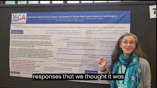 LBCA Poster Individuals with Invasive Lobular Carcinoma Raise Their Voices About ILC and Surgery [upl. by Arnie]